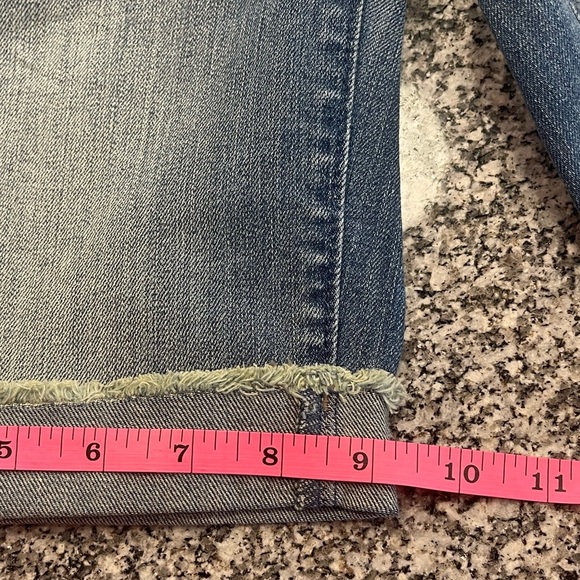 LOFT Distressed Bermuda Shorts NWT 4 / 27 cuffed raw hem - Picture 8 of 10